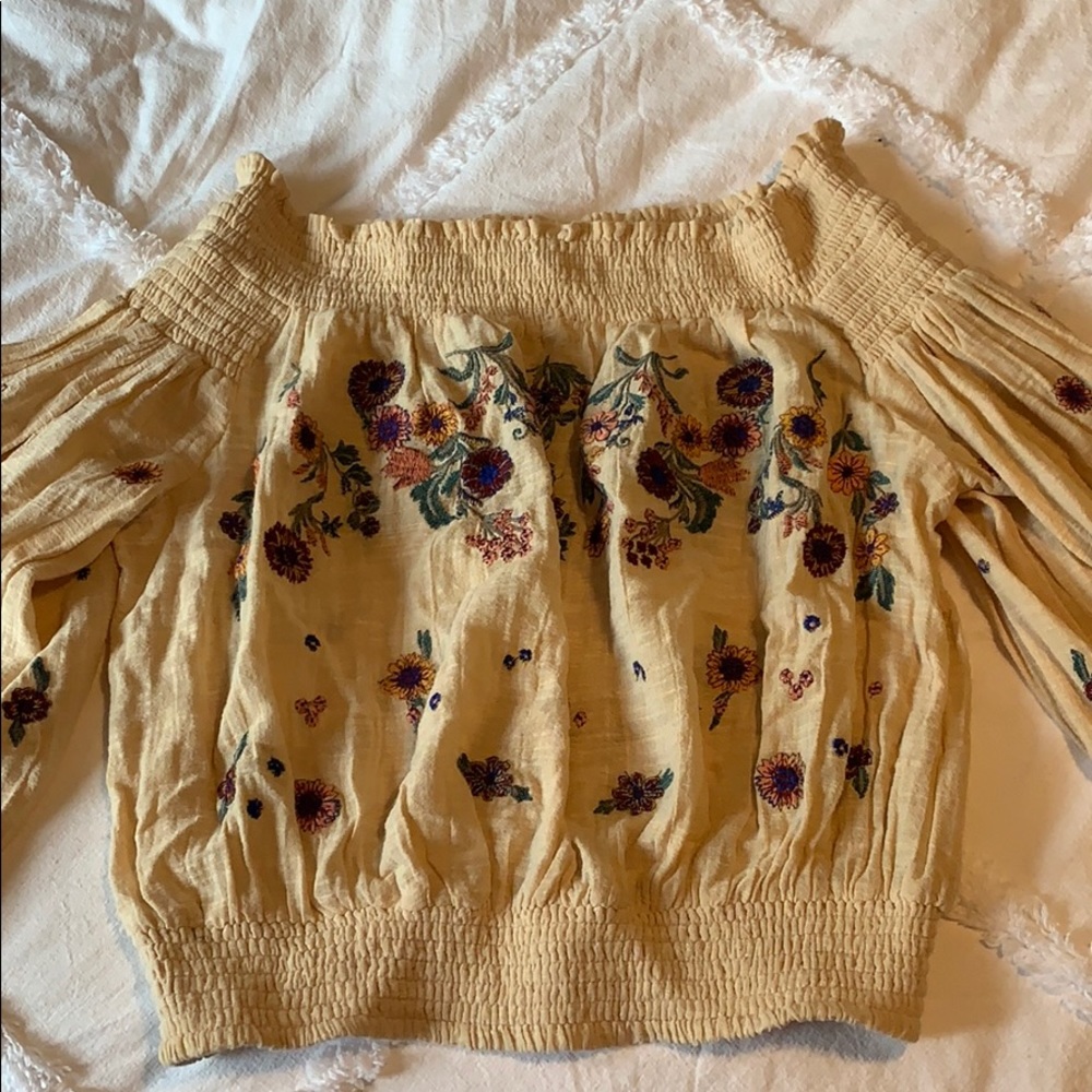 Free People off the shoulder shirt